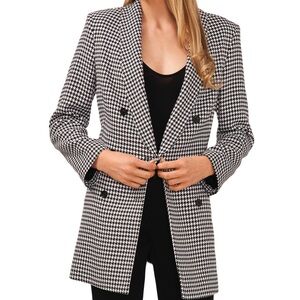 CECE Houndstooth Blazer